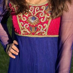 Indian Dress with pants and dupatta